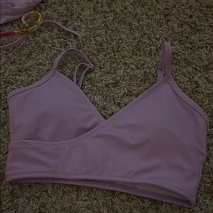 Women's Lavender swim top modest